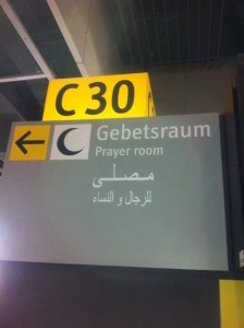 Gebetsraum Düsseldorf Schilderung KDDM